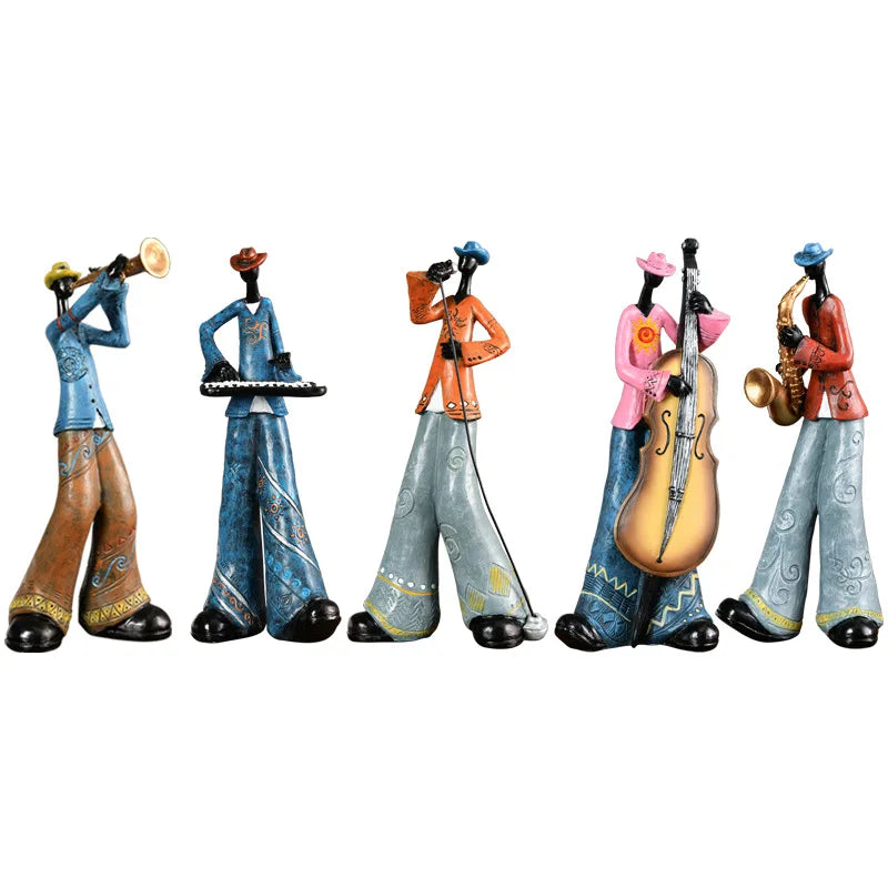 ALDO Artwork Sculptures & Statues Graet American Jazz Band Statues