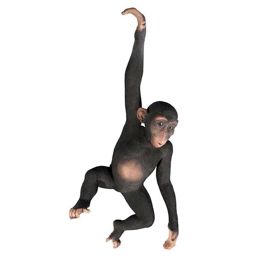 ALDO Artwork>Sculptures & Statues Hanging Monkey Chimpanzee Garden Statue
