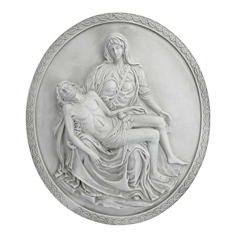 ALDO Artwork>Sculptures & Statues Pieta Wall Sculpture By Michelangelo Buonarroti