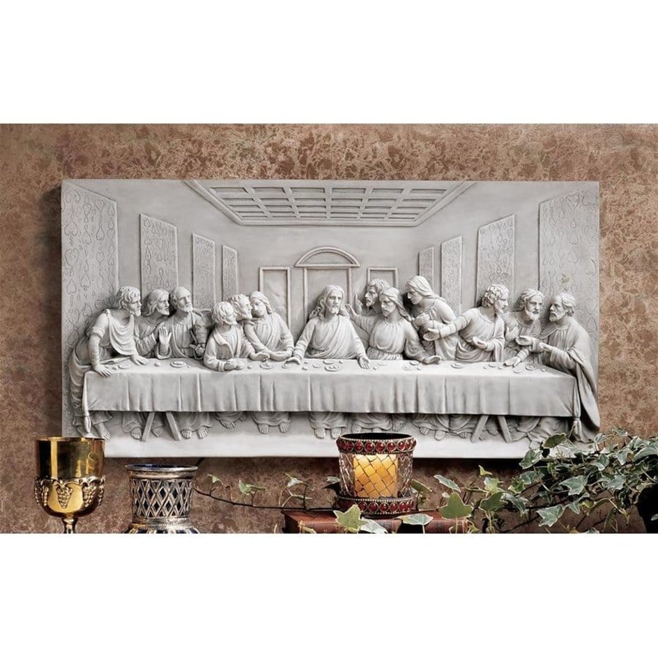 ALDO Artwork>Sculptures & Statues The Last Supper Wall Sculpture by Artist Leonardo da Vinci