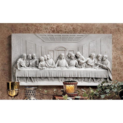 ALDO Artwork>Sculptures & Statues The Last Supper Wall Sculpture by Artist Leonardo da Vinci
