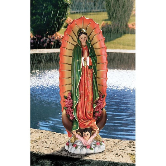 ALDO Artwork>Sculptures & Statues Virgin of Guadalupe Blessed Mother of God Religious Garden Statue