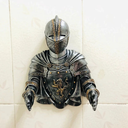 ALDO Bathroom Accessories > Toilet Paper Holders Medieval Statue Italian Knight Toilet Paper Roll Holder Bathroom Wall Mounted