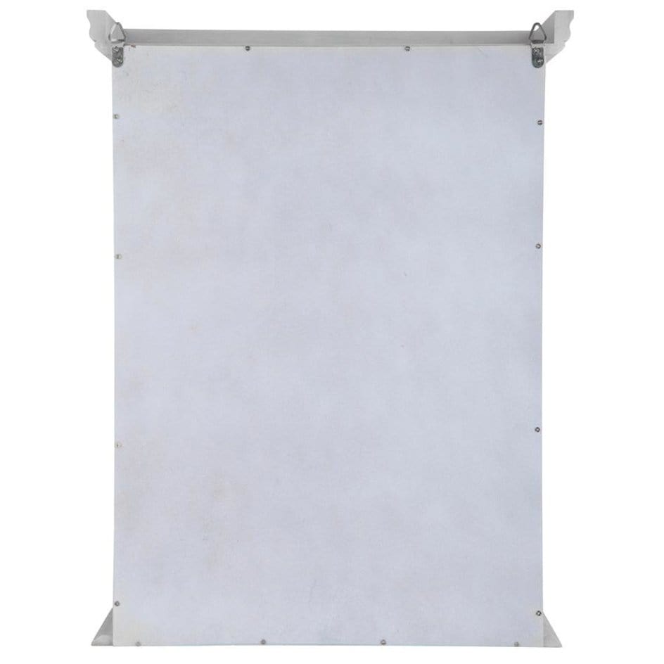 ALDO Cabinets & Storage>Curio Tuscan Country Style Handmade Hardwood White Finish Wall Curio Cabinet