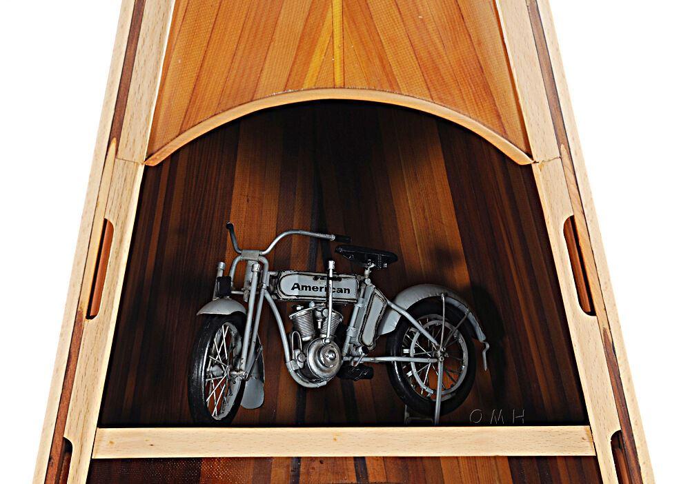 ALDO Cabinets & Storage L: 90 W: 31 H: 20.5 Inches / new / wood Canoe Bookshelf With Built 5 Shelves Wood Bookcase