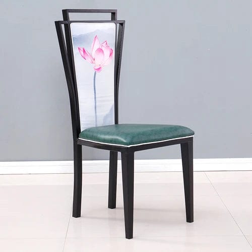 ALDO Chairs 2 Premium Italian Vintage Floral Design  Dining Chairs with Faux Leather By Sillas De Comedor