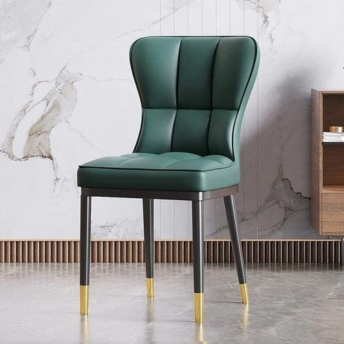 ALDO Chairs 7 Modern Italian Style Ergonomic Dining Chairs with faux Leather By Sillas De Comedor