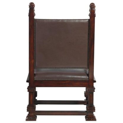ALDO Chairs > Arm Chairs Victorian Style Lord Cumberland's Hand Carved Mahogany Royal Throne Chair