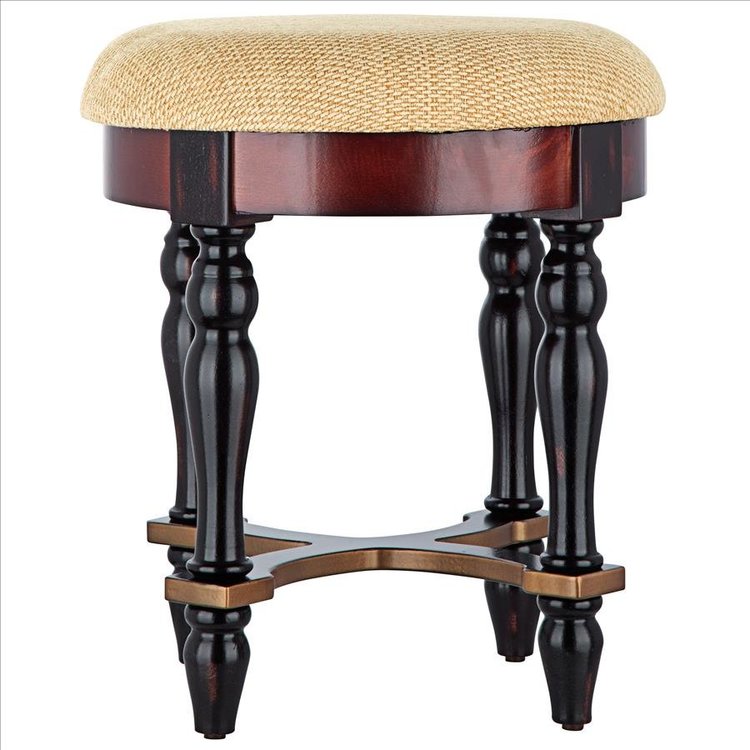 ALDO Chairs > Folding Chairs & Stools European-style Grand Duchess Hardwood Boudoir Vanity Stool