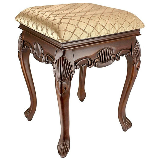 ALDO Chairs > Folding Chairs & Stools Madame Bouvier Hand Carved Hardwood Boudoir Stool