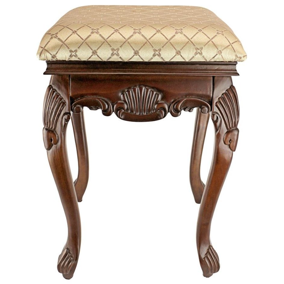 ALDO Chairs > Folding Chairs & Stools Madame Bouvier Hand Carved Hardwood Boudoir Stool