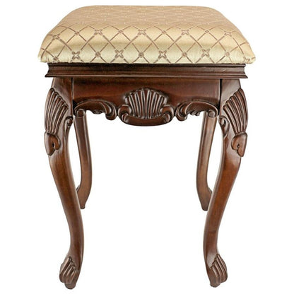 ALDO Chairs > Folding Chairs & Stools Madame Bouvier Hand Carved Hardwood Boudoir Stool