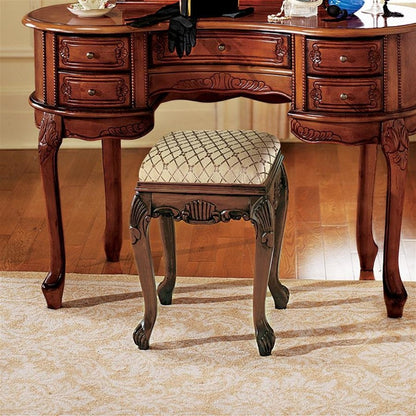 ALDO Chairs > Folding Chairs & Stools Madame Bouvier Hand Carved Hardwood Boudoir Stool