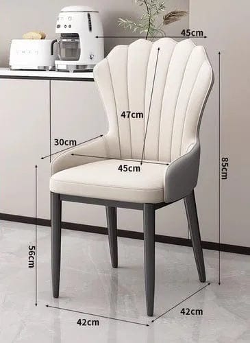 ALDO Chairs Modern Italian Ergonomic Style Custom Made Dining Chairs With Armrest By  De Jantar