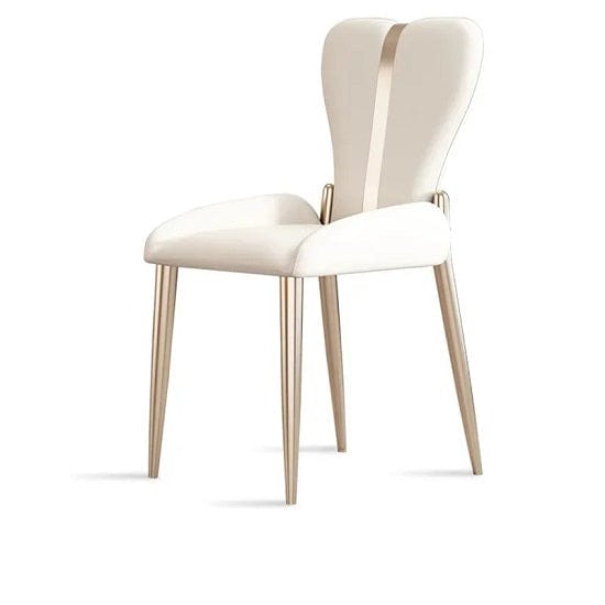 ALDO Chairs Premium Laxury Italian Modern Gold Dining Chairs with Faux Leather By  Muebles