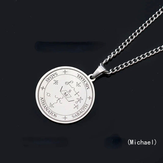 ALDO Clothing Accessories > Sunglasses Archangel Michael Pendants Necklaces For Great Fortune and Protection