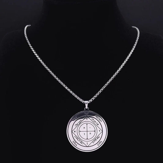 ALDO Clothing Accessories > Sunglasses King Solomon Fifth Pentacle of Saturn Secred Seals Amulet Pendant Defend Your Wealth and Home Treasures