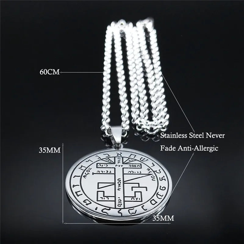 ALDO Clothing Accessories > Sunglasses King Solomon Seal Pendant Necklass Hexagram  Tree of Life Ten Sephiroth For Good Health,Fortune and Prosperity