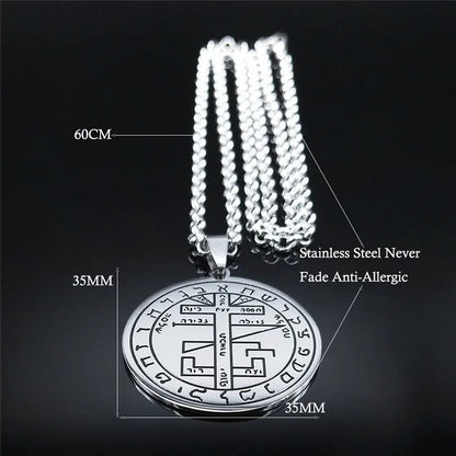 ALDO Clothing Accessories > Sunglasses King Solomon Seal Pendant Necklass Hexagram  Tree of Life Ten Sephiroth For Good Health,Fortune and Prosperity