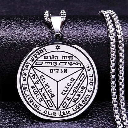 ALDO Clothing Accessories > Sunglasses King Solomon Seventh Pentacle of Saturn Secred Seals Amulet Pendant Open Best  Life Opportunity for You