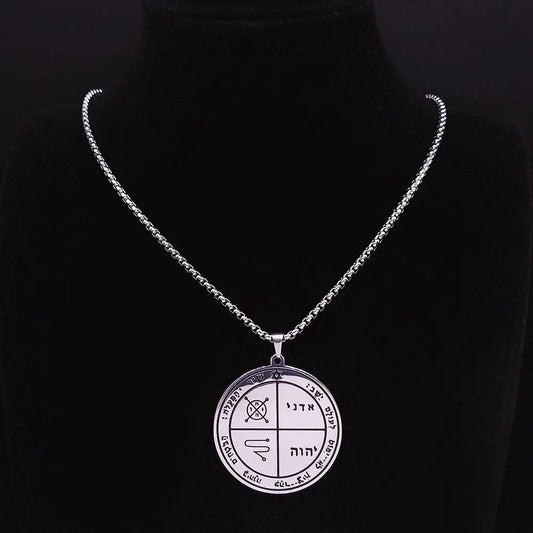 ALDO Clothing Accessories > Sunglasses King Solomon Therd Pentacle of Saturn Secred Seals Amulet Pendant Defend and Protect From Evil Eye