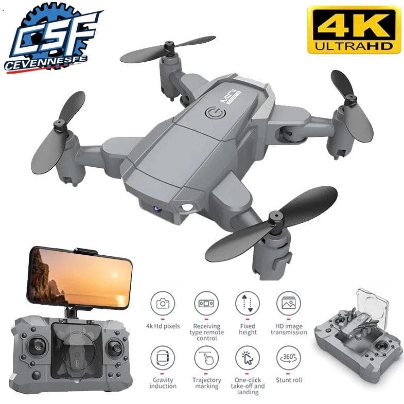 ALDO Creative Arts Collectibles Scale Model 10*10*3cm (extended) 7.5*6*3cm (folded) / NEW / ABC Quadcopter Professional Drone KY905 4K HD Camera, GPS WIFI FPV Vision Foldable RC  Aircraft