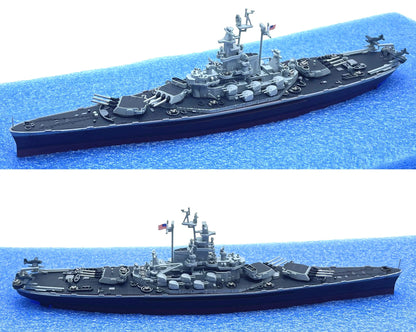ALDO Creative Arts Collectibles Scale Model 16"Long  x 3"Wide / NEW / diecast metal US Navy Battleship MassachusettsBB-59  Desk Display WWII Ship Diecast Model