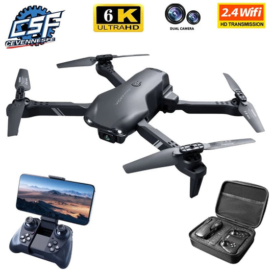 ALDO Creative Arts Collectibles Scale Model 25*20*5cm the arm is not folded/13*8*5cm (double arms folded / NEW / ABC Drone V13  Black 4K UHD,6K UHD Camera Wi-Fi FPV Dual Camera Foldable Quadcopter Real-time Transmission Aircraft