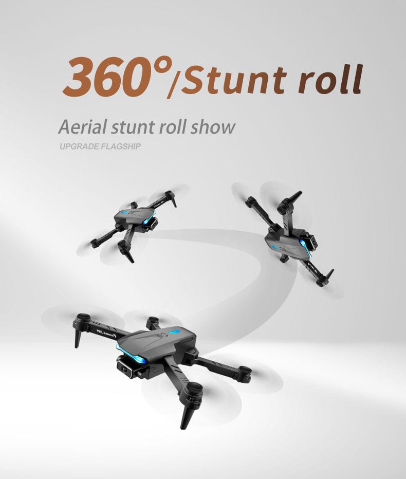 ALDO Creative Arts Collectibles Scale Model 25*20*5cm the arm is not folded/13*8*5cm (double arms folded / NEW / ABC Pro Drone Gray FPV Wi-Fi S89 With 4k1B Professional HD Dual Camera Aircraft Foldable Quadcopter Aircraft