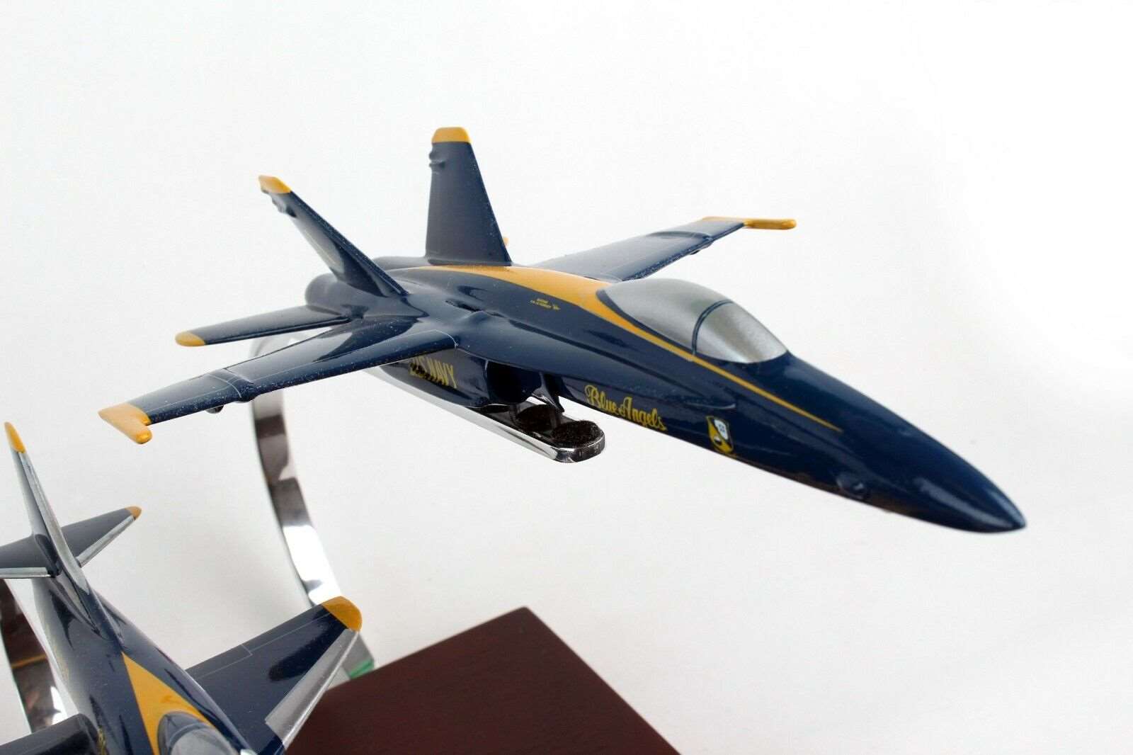 ALDO Creative Arts Collectibles Scale Model 36.00" x 13.00" x 13.00" / NEW / wood Airplane USAF  Blue Angels Flight Demonstration Squadron Wood Model 8 Planes Set Collection