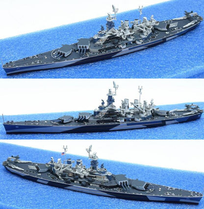 ALDO Creative Arts Collectibles Scale Model 9" long and  2" wide / NEW / Diecast metal and plastic US Navy Battleship USS North Carolina Desk Display WWII Ship Model Assembled