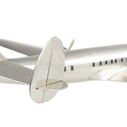 ALDO Creative Arts Collectibles Scale Model Airplane Constellation Connie Passenger Plane Deck Top Aluminum Model