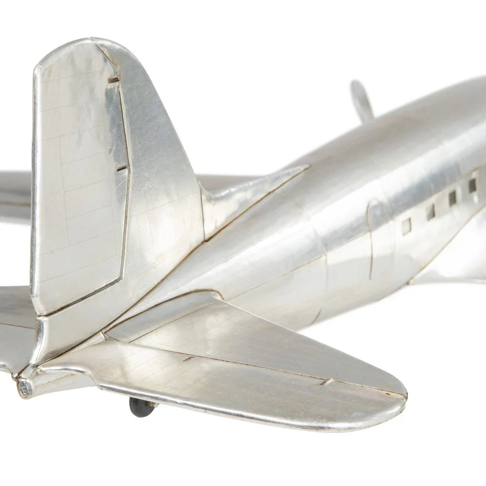 ALDO Creative Arts> Collectibles> Scale Model Airplane Dakota Douglas DC-3  Plane Deck Top Aluminum Model