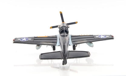 ALDO Creative Arts Collectibles Scale Model Airplane  U.S. Air Force P-51 Mustang WWII Fighter Deck Top Metal Model