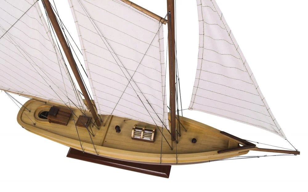 ALDO Creative Arts> Collectibles >Scale Model America's Cup America Racing Yacht Sailboat Wood Model by Authentic Models
