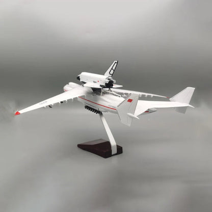 ALDO Creative Arts Collectibles Scale Model Antonov AN-225 AN225 Mriya Airplane with Space Shuttle Blizzard Transport Aircraft