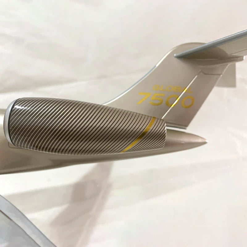 ALDO Creative Arts Collectibles Scale Model Bombardier Global 7500 Diecast  Aircraft Airplane Model