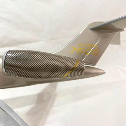 ALDO Creative Arts Collectibles Scale Model Bombardier Global 7500 Diecast  Aircraft Airplane Model