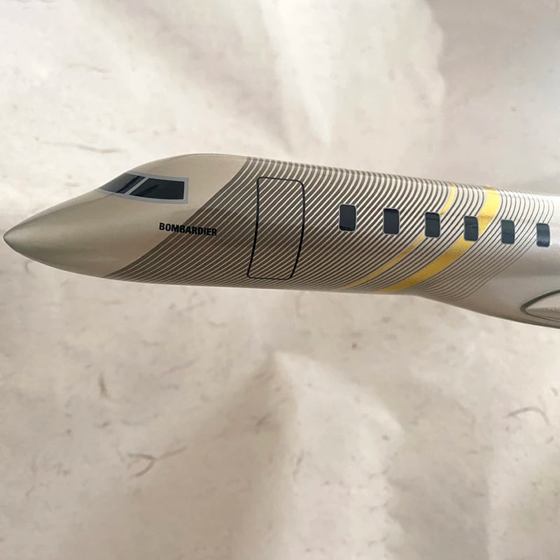 ALDO Creative Arts Collectibles Scale Model Bombardier Global 7500 Diecast  Aircraft Airplane Model