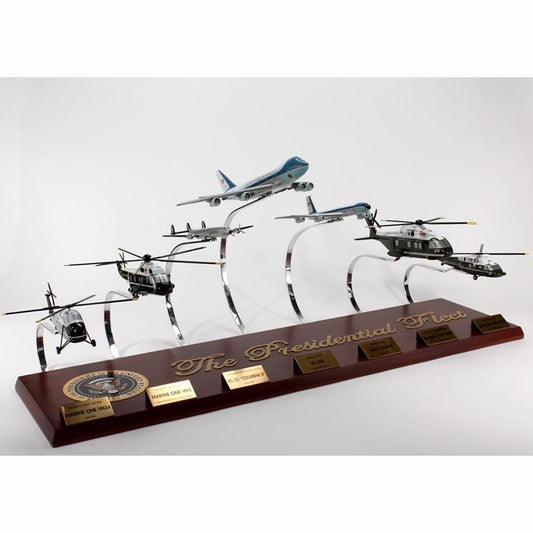 ALDO Creative Arts Collectibles Scale Model Collection Of All 7 Aircrafts Officially Designated For Use By US Presidents