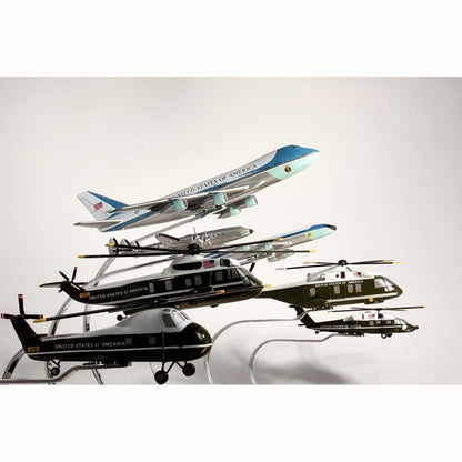 ALDO Creative Arts Collectibles Scale Model Collection Of All 7 Aircrafts Officially Designated For Use By US Presidents
