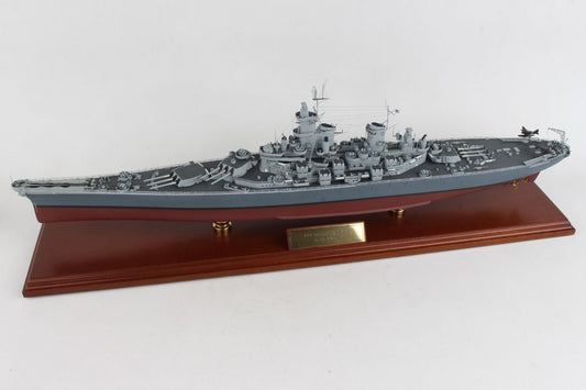 ALDO Creative Arts Collectibles Scale Model Dimensions are 30.5"(L) X 3.75" (Beam). / NEW / Wood USN Battleship USS Missouri BB-63 Desk Display WWII Large Military Wood Model Ship