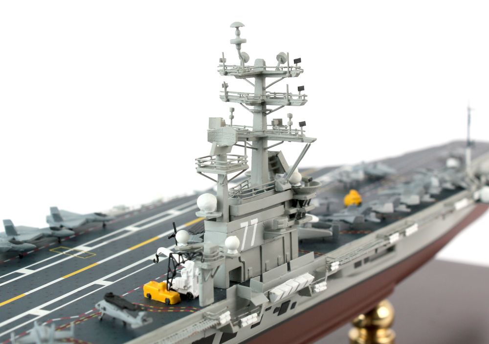 ALDO Creative Arts Collectibles Scale Model George HW Bush Aircraft Carrier CVN77  Ship Model Assembled