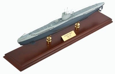 ALDO Creative Arts Collectibles Scale Model German Navy U-Boat Submarine WWII  Wood Model Assembled