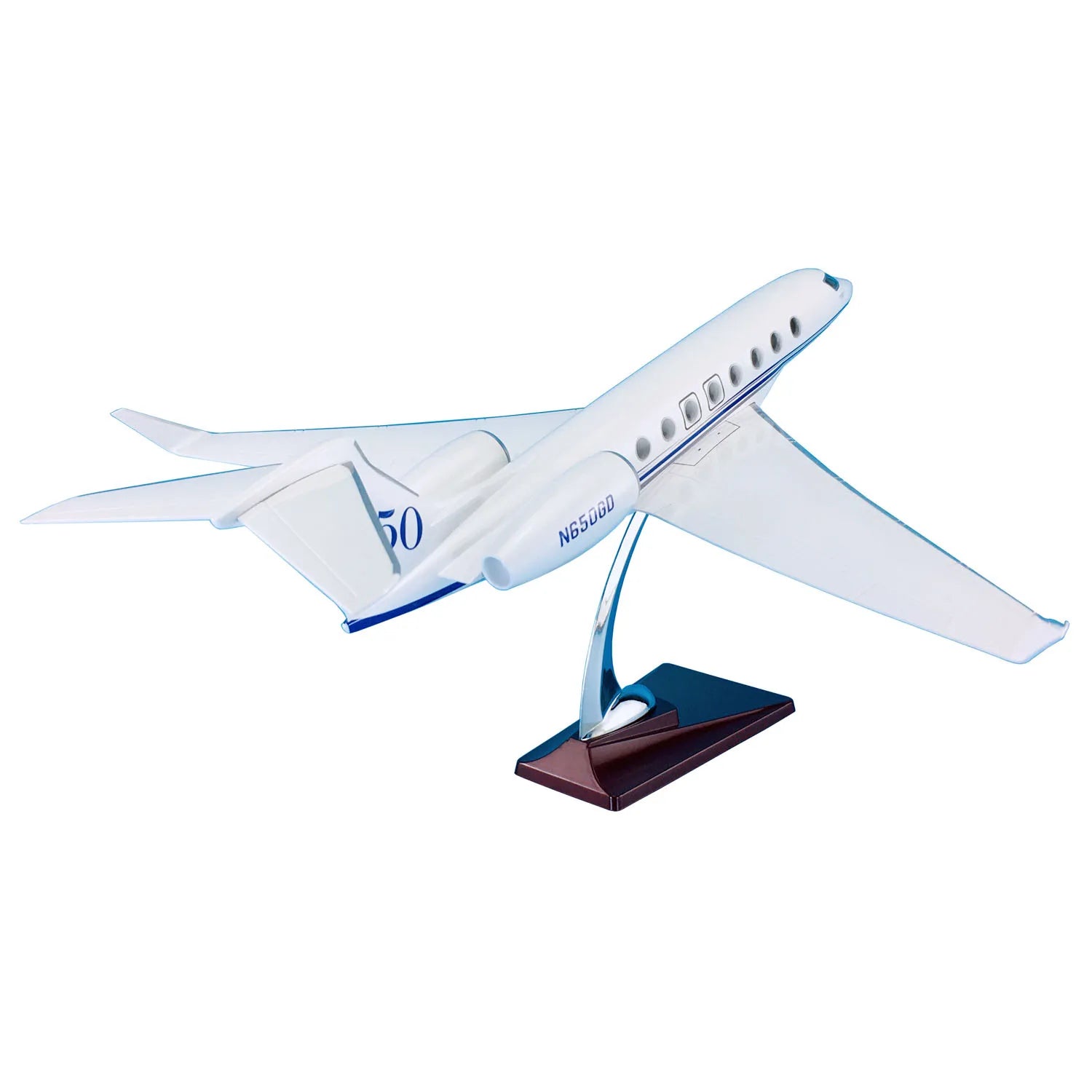 ALDO Creative Arts Collectibles Scale Model Gulf Stream G650 Airplane House Colors  Model Aircrafts