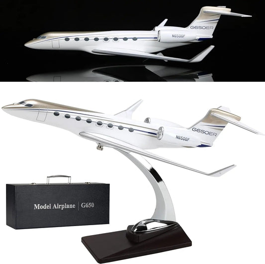 ALDO Creative Arts Collectibles Scale Model Gulf Stream G650ER  Airplane Diecast Model Aircrafts