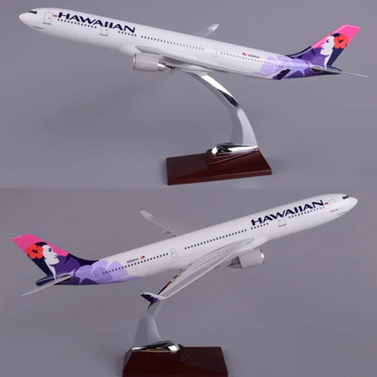 ALDO Creative Arts Collectibles Scale Model Hawaiian Airline Airplane Airbus A330 Model Aircraft