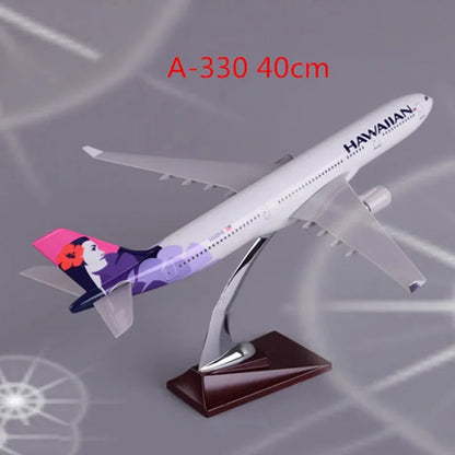 ALDO Creative Arts Collectibles Scale Model Hawaiian Airline Airplane Airbus A330 Model Aircraft
