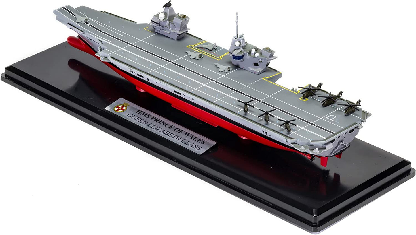 ALDO Creative Arts Collectibles Scale Model HMS Prince Of Wales Queen Elizabeth Class Aircraft Carrier Ship Model Assembled