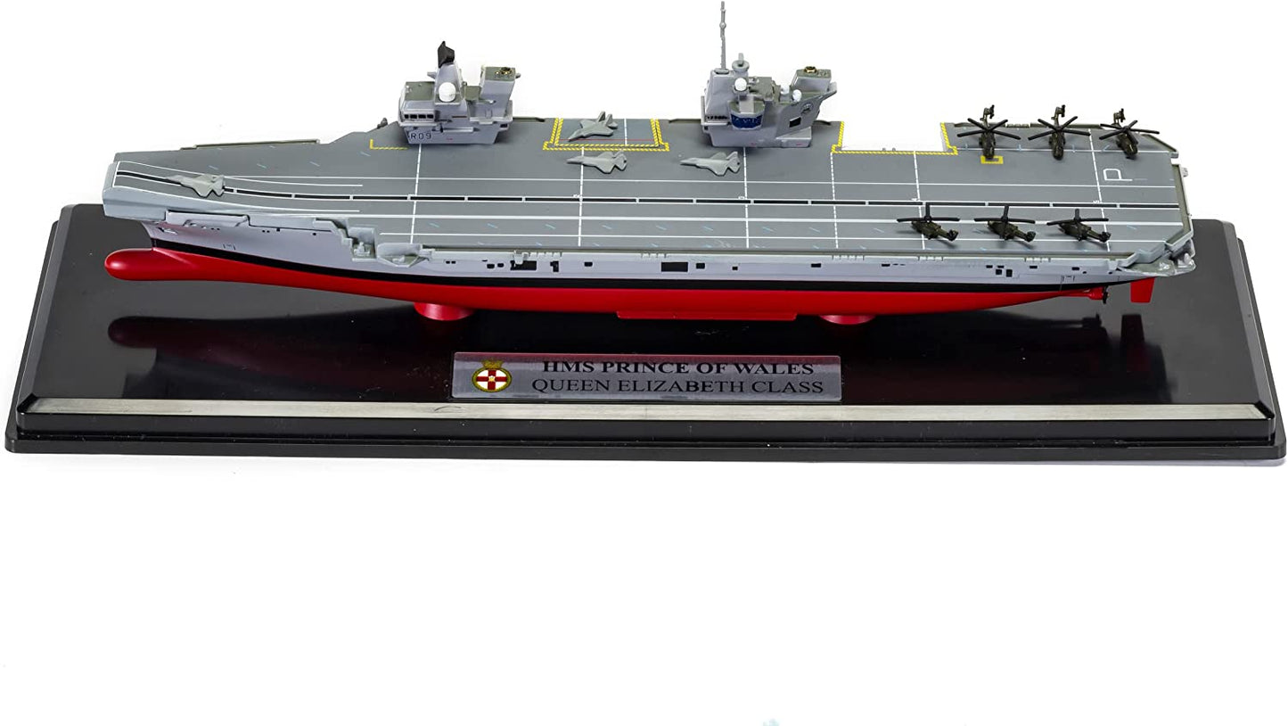 ALDO Creative Arts Collectibles Scale Model HMS Prince Of Wales Queen Elizabeth Class Aircraft Carrier Ship Model Assembled